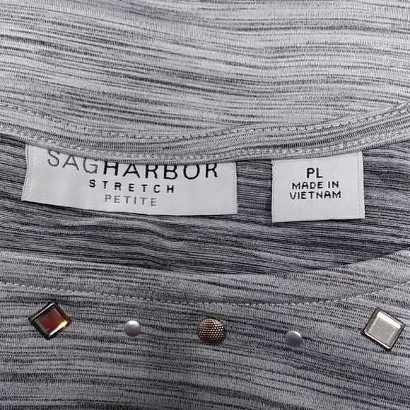 Sag Harbor Kimono Sleeve Top Sz PL - Picture 6 of 7